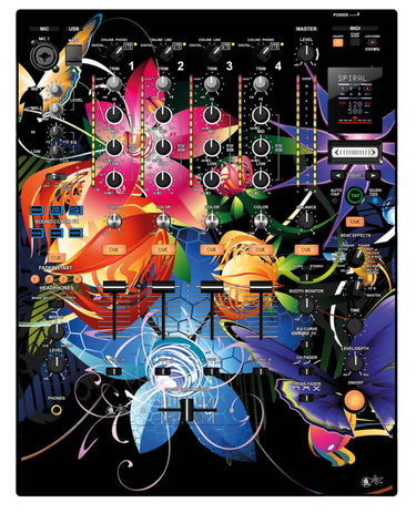 Pioneer DJ DJM 900 NEXUS Skin Lotus Garden
